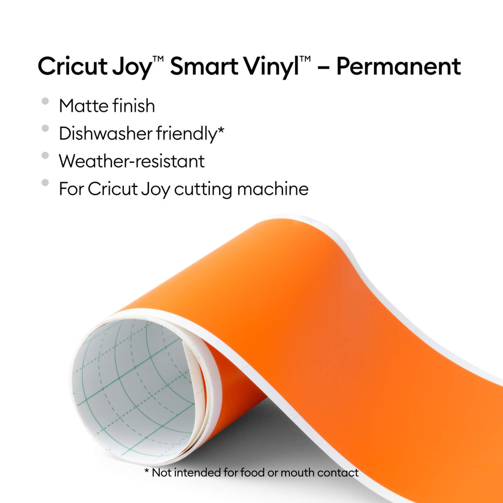 Cricut Joy Permanent Smart Vinyl Orange - BonBlom Online